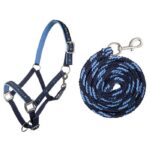 HKM Head collar & lead rope, snap hook -Stars- - Image 3