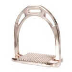 HKM Rosegold aluminium stirrup -Space-