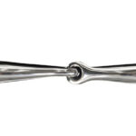HKM Eggbutt snaffle anatomic 16mm, stainless steel