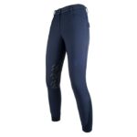 HKM Softshell riding breeches -Elegance-Style silicone knee patch