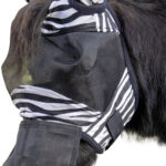 HKM Anti-fly mask -Zebra- Shetty