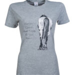 HKM T-shirt -Horses leaves Hoofprints