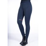 HKM Riding leggings -Sports- silicone knee patch - Image 7