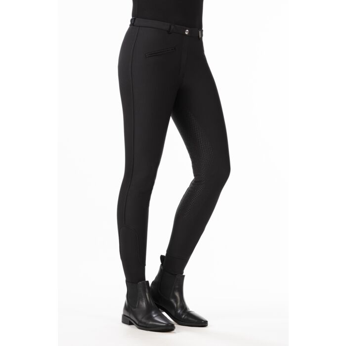 13430_9100_model_front_1_68531 HKM Winter softshell breeches -Winner- silicone seat - Image 1