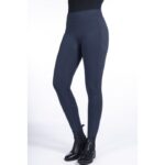 HKM Riding leggings -Flow Reflective- silicone full seat - Image 5