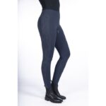 HKM Riding leggings -Flow Reflective- silicone full seat - Image 4