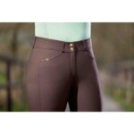 HKM Riding breeches -Helene- silicone knee patch - Image 18