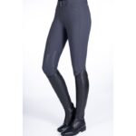 HKM Riding breeches -Helene- silicone knee patch - Image 7