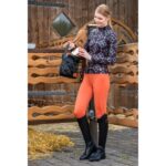 HKM Riding leggings -Edinburgh Mesh- silicone full seat - Image 8