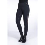 HKM Riding leggings -Edinburgh Mesh- silicone full seat
