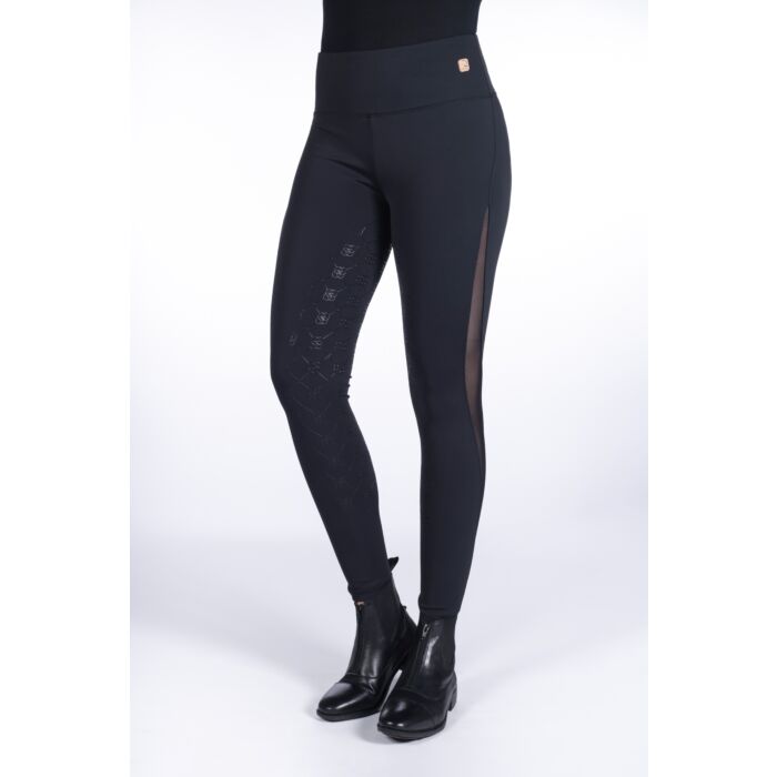 13930_9100_model_front_1_52989 HKM Riding leggings -Edinburgh Mesh- silicone full seat - Image 1
