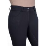 HKM Riding breeches -Savona- Style silicone full seat - Image 5