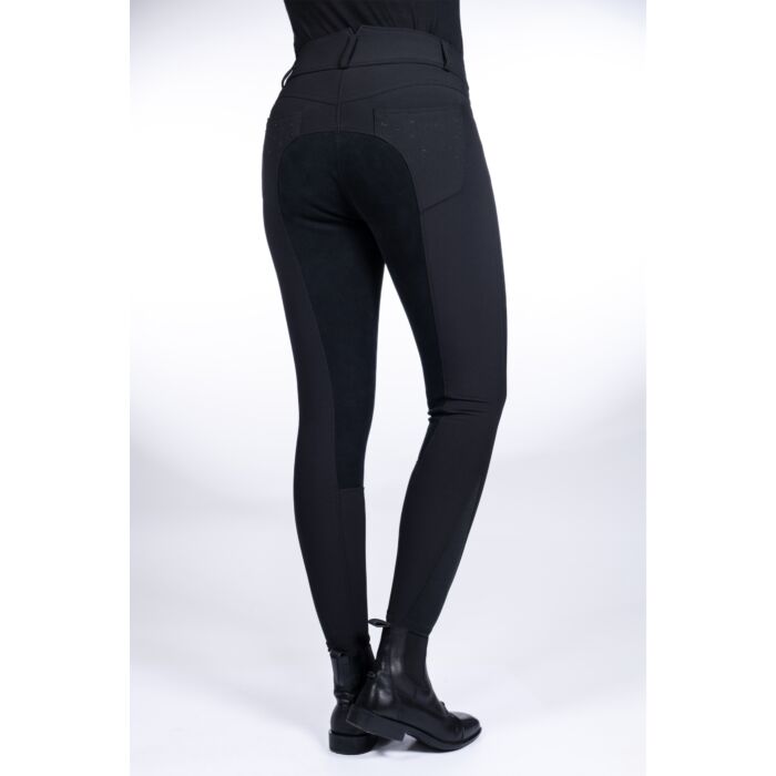 13946_9100_model_back_1_53048 HKM Riding breeches -Savona- Style Alos full seat - Image 1