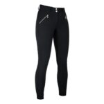HKM Riding breeches -Lia High Waist- sil. full seat - Image 5