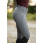 HKM Riding breeches -Lia High Waist- sil. full seat - Image 3