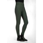 HKM Riding leggings -Jil High Waist- sil. knee patch - Image 16