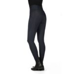 HKM Riding leggings -Jil High Waist- sil. knee patch - Image 7