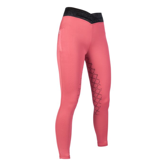 14311_3020_1_31840 HKM Riding leggings -Ruby- silicone full seat - Image 1