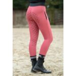 HKM Riding leggings -Ruby- silicone full seat - Image 3