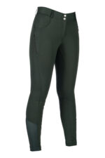 HKM Riding breeches -Ari Mid Rise- sil. full seat - Image 5