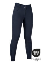 HKM Riding breeches -Ari Mid Rise- sil. full seat - Image 3