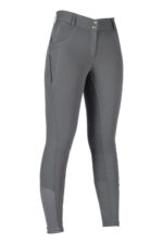 HKM Riding breeches -Ari Mid Rise- sil. full seat - Image 4