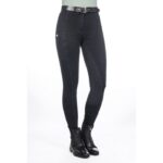 HKM Riding breeches -Harbour Island Denim- silicone full seat