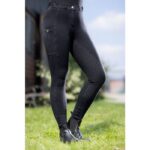 HKM Riding breeches -Harbour Island Denim- silicone full seat - Image 2