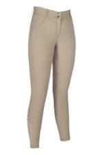 HKM Riding breeches -Ari Mid Rise- sil. knee patch