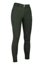 HKM Riding breeches -Ari Mid Rise- sil. knee patch - Image 5