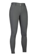 HKM Riding breeches -Ari Mid Rise- sil. knee patch - Image 4
