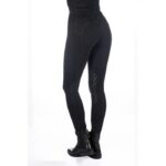 HKM Riding breeches -Harbour Island Denim- silicone knee patch - Image 6