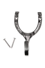 HKM Horseshoe stablehook made of brass . - Image 2