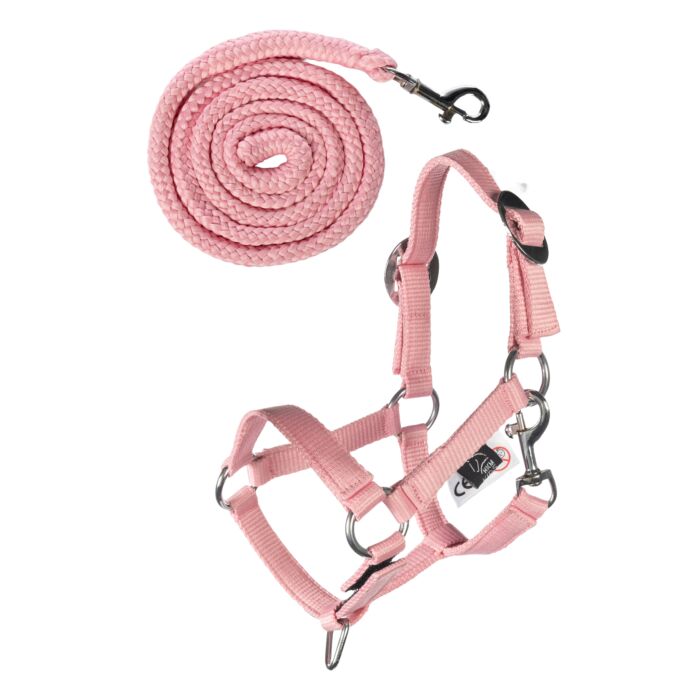 15208_3800_1_63997 HKM Head collar and lead rope -Hobby Horsing Basic- - Image 1