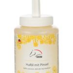 HKM Natural hoof oil in a bottle with brush