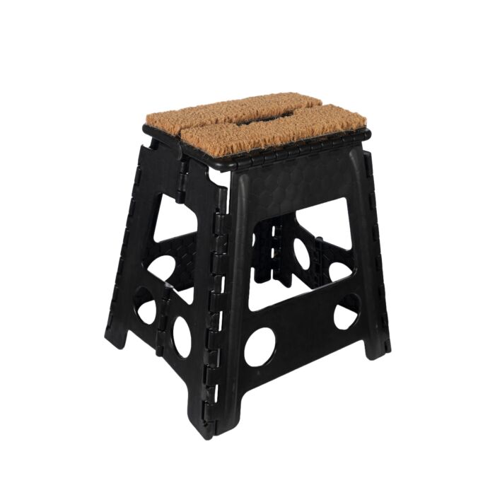 15562_9100_1_69797 HKM Folding stool with doormat - Image 1