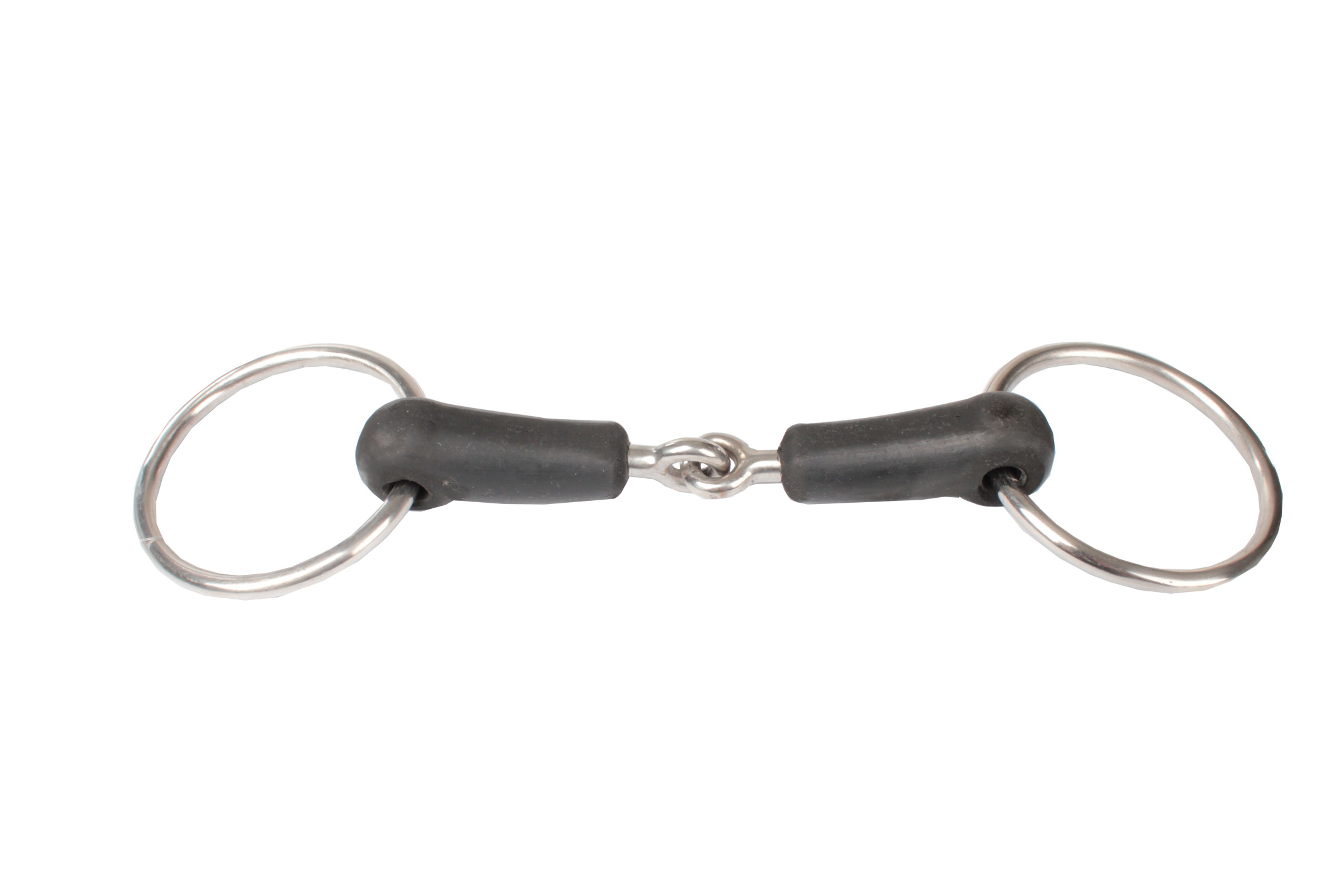 HORKA Loose ring snaffle SINGLE JOINTED RUBBER 21MM