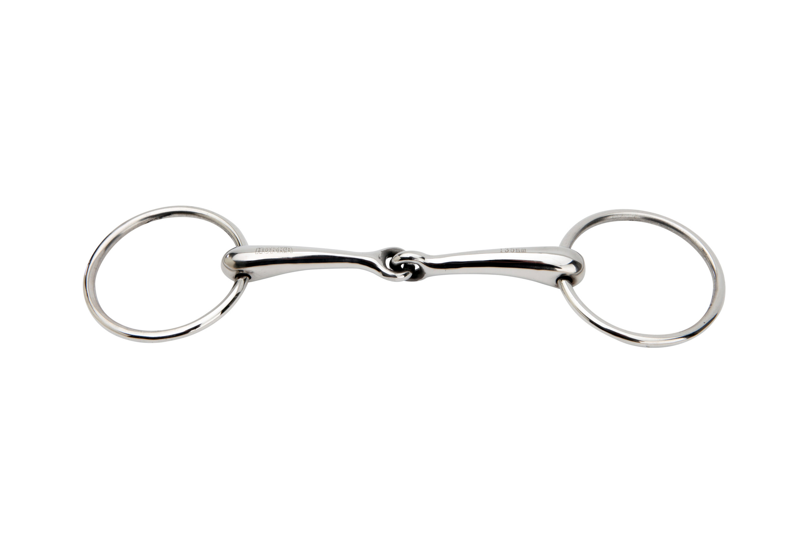 HORKA Loose ring snaffle JOINTED STAINLESS STEEL 16MM