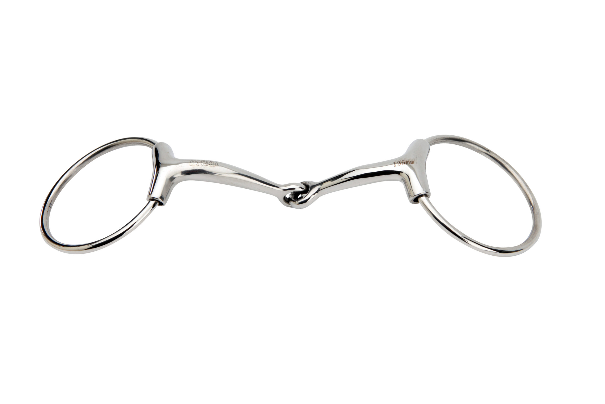 HORKA Loose ring snaffle JOINTED PLUS STAINLESS STEEL 14