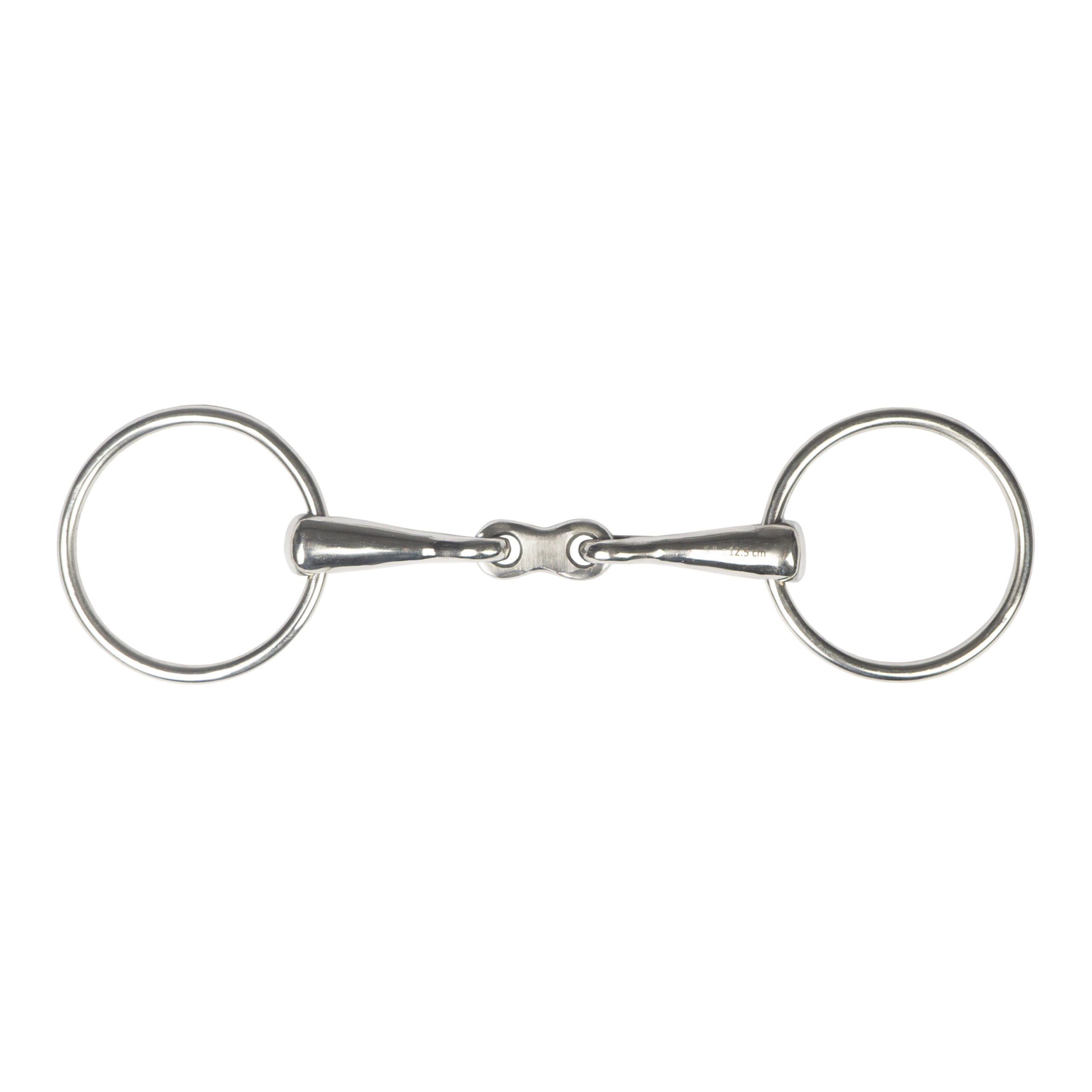 HORKA Loose ring snaffle DOUBLE JOINTED FLAT LINK 16MM
