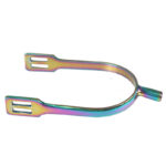 HORKA Blunted end spur, stainless steel RAINBOW