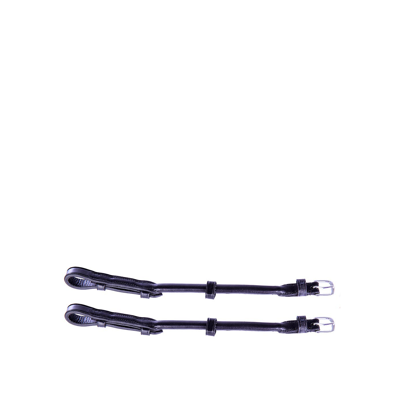 BR Cheeckpieces round sewed blind per Pair