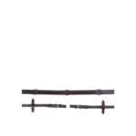 BR Rein leather 16mm with Hand Stops round Buckles