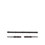 BR Grip Rein Leather non-skid round sewed Stops 16mm blind