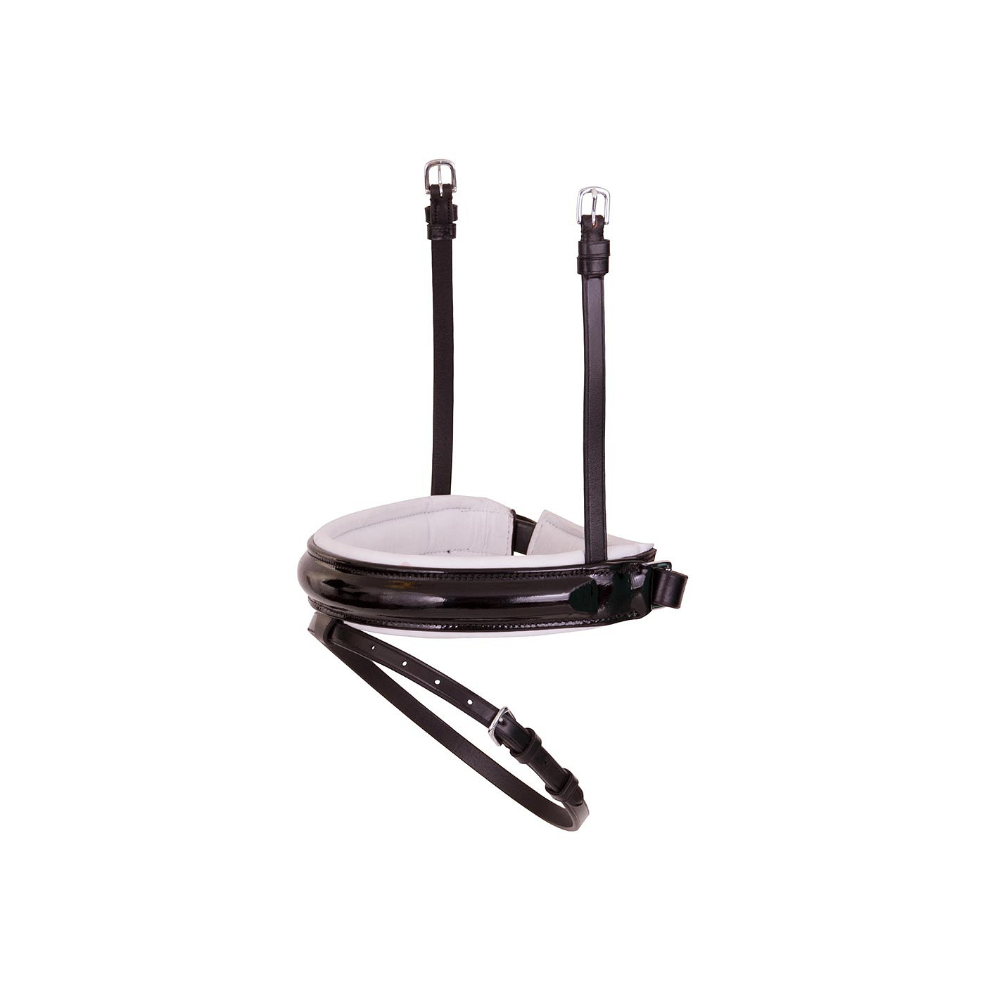 BR Crank Flash Noseband Lacquer wide round raised SD