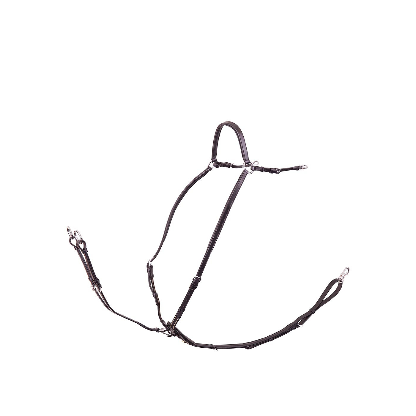 BR Breastplate Rayleigh with Saddle Reins and Elastic