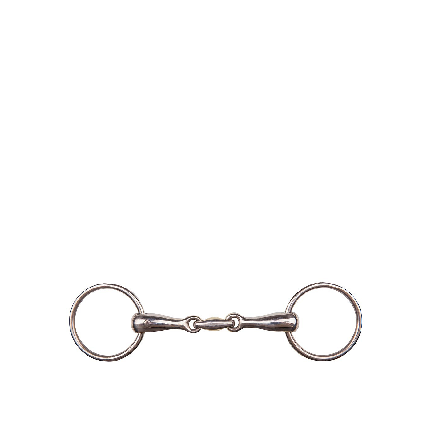 BR Loose Ring Snaffle Double Jointed 18mm solid ss