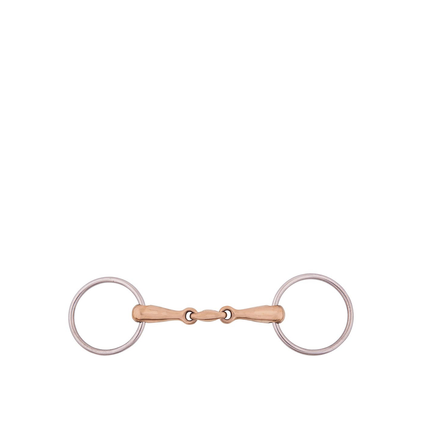 BR Loose Ring Snaffle Double Jointed 18mm solid ss Cuprion