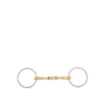 BR Loos Ring Snaffle 12mm Soft Contact Double Jointed