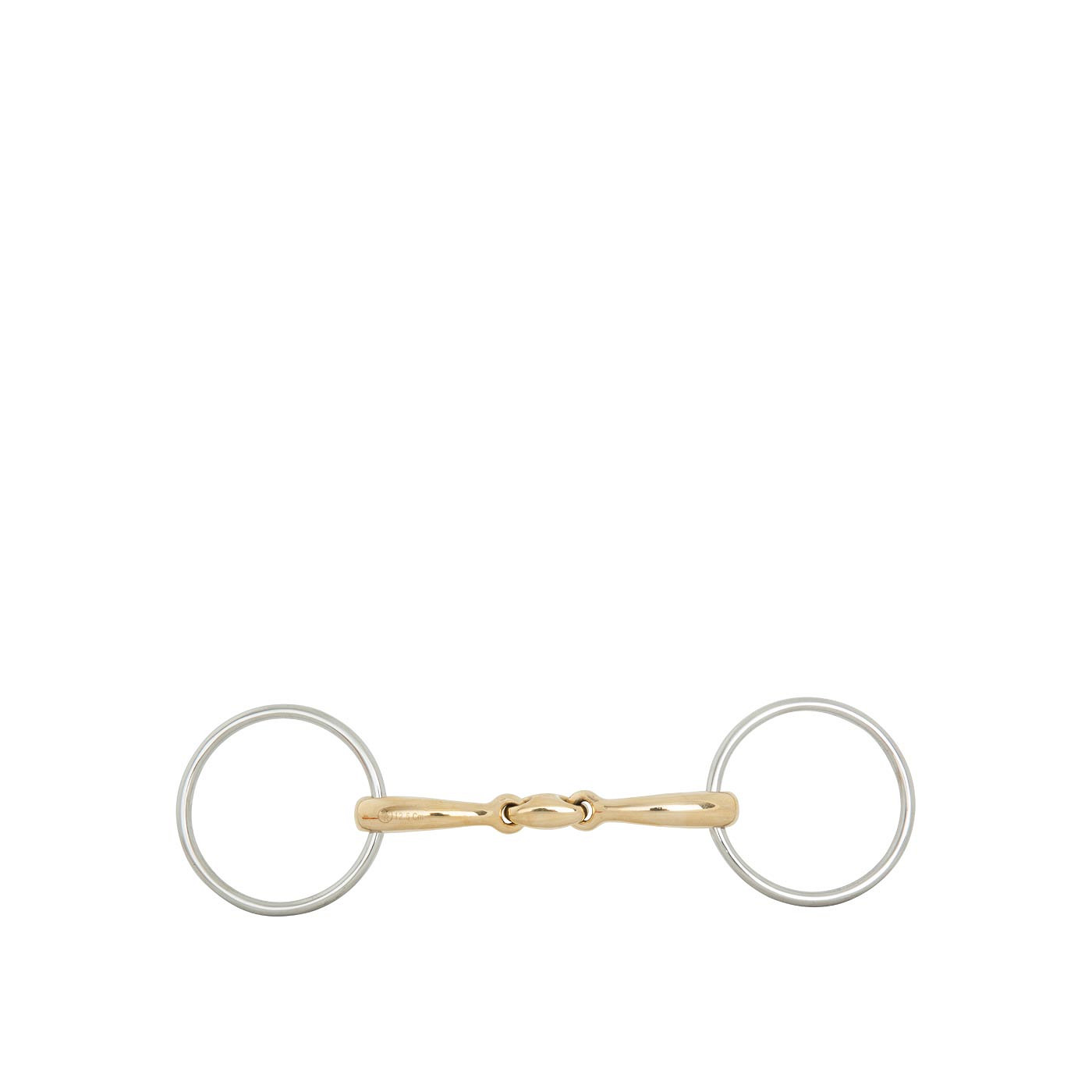 BR Loos Ring Snaffle 12mm Soft Contact Double Jointed